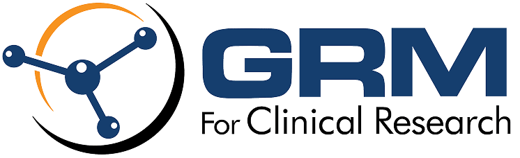 GRM logo representing global research management and clinical research services.